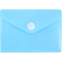 Конверт на кнопке  105*74мм  Pastel" 0,18мм, 5цв.