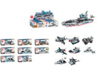 Конструктор пластм. Qman "Полицейская бригада" ассорти28-47 дет.ассорти (упаковка не русифицирована)