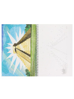 Альбом для рисования А4 32стр. "Рисуем от точки к точке. Пейзажи"