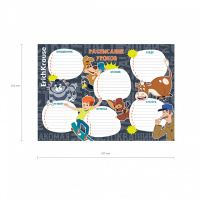 Расписание уроков А4 "Простоквашино"