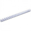 Пружины для переплета пластиковые  6мм, 100шт, белый