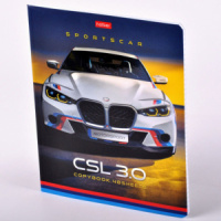 Тетрадь А5 48л кл. Hatber "В движении" мат.лам., 3Dлак, 5 диз.в блоке, белизна 98%