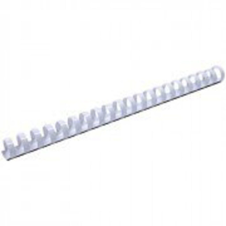Пружины для переплета пластиковые  6мм, 100шт, белый