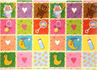 Декупажная карта 38гр. "Малышам", формат А4