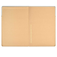 Ежедневник недат. А5 160л., кож.зам., тв.пер. "Лайка серый" ляссе