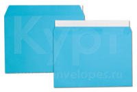 Конверт 229*324мм силик..лента, голубой, 120гр