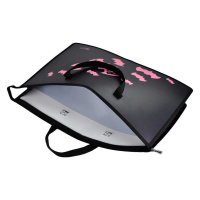 Папка А3 (450*330*90) с ручками, молния, пластик "Летучая мышь"