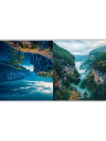 Тетрадь А5  96л кл. Проф-Пресс перевертыш "Виды природы - 7"