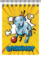 Блокнот А7  40л гребень "Гаджеты" кл., выб.твин -лак