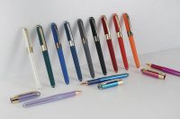 Ручка "Monaco. Темно-синяя navy" шарик., 0,5мм, синие чернила**