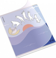 Тетрадь А5 48л кл. Erich Krause  "Cat Day ", пластик, MIX-PACK