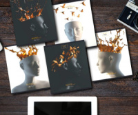 Тетрадь А5  96л кл. ПЗБМ "Полет мысли" мат.лам., УФ-лак брайль, фольга, белизна 100%