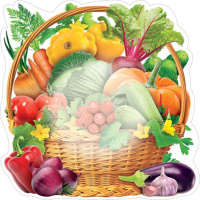 Украшение на скотче 26*26см "Корзина" блёстки