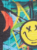 Тетрадь А4  96л кл. скоба Проф-Пресс "Уличное граффити-4", тисн., белизна 100%