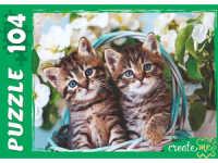 Пазлы  104 элемента  237*330мм   "Забавные котики 2"