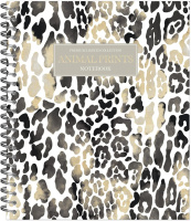 Тетрадь А5  96л кл. гребень Полином "Animal Prints" ВД-лак