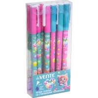 Ручка гелевая стираемая deVENTE "Candy Cat" синяя, 0,5мм