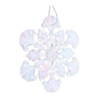 Подвесное украшение 12см "Снежинка"