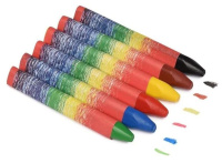 Мелки восковые ЛУЧ Кроха  6цв, треуг. 12*90мм