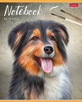 Тетрадь А5  96л кл. Hatber "Наши верные друзья" тисн., белизна 100%