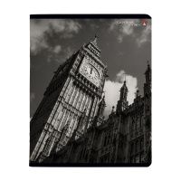 Тетрадь А5 48л кл. Альт "Города" УФ-лак