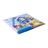 Картина из пластилина "Мышка у домика"