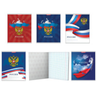 Тетрадь А5 48л кл. Полиграф Принт "Тетрадь российского школьника" белизна 100%