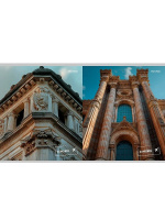 Тетрадь А5 48л кл. Проф-Пресс перевертыш "Классическая архитектура"