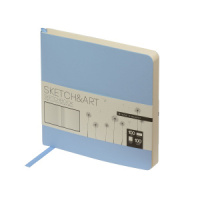 SKETCHBOOK SKETCH&amp;amp;ART BV, ZEFIR, 145х145 мм, 100 л., БЕЖЕВЫЙ 100 гр. В МЯГКОМ ПЕРЕПЛЕТЕ (ЗЕФ