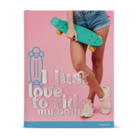 Тетрадь  А5  80л кл. на кольцах Альт "Penny board" БЕЗ ПОЛЕЙ