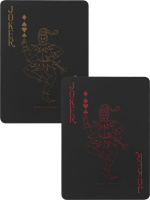 Карты игральные 54шт,  "Фолд" красные+золото