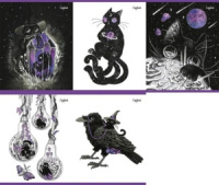 Тетрадь А5 48л кл. Альфа-Тренд "Черно-белое" твин УФ-лак, белизна 100%