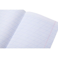 Тетрадь А5 12л косая лин. частая с доп.горизонт.лин.     "Персиковая"  (ПРОПИСЬ), белизна 98%