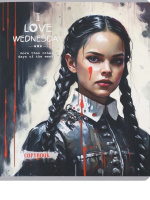 Тетрадь А5 48л кл. Проф-Пресс "WEDNESDAY IMAGE" софт-тач, белизна 100%