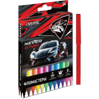 Фломастеры  24цв "deVENTE. Never Stop", вент. колпачок, карт.коробка
