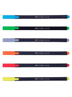 Набор капиллярных ручек "Deli Linkus" 0.45мм 6цв.