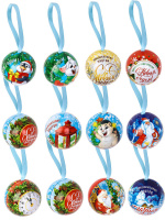 Шар с предсказаниями "Зимняя сказка"  6 шт/уп ЦЕНА за 1 шт