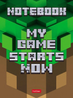 Блокнот А6 7БЦ  48л "Моя игра" кл., глянц.лам.