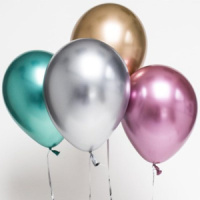 Шар Металлик Хром ассорти 11"/28см