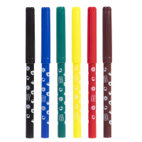 Фломастеры   6цв "Hatber. Кофейные коты" вентилир.колпачок