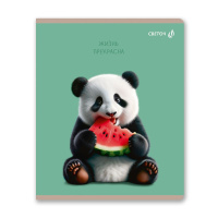 Тетрадь А5  80л кл. Светоч "Жизнь хороша!" глянц.лам.