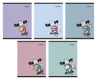 Тетрадь А5 48л кл. Альфа-Тренд "Снуууупи" выб.твин УФ-лак, белизна 100%