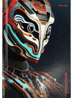 Блокнот А6 7БЦ  64л "Робот-5" глянц.лам., лен