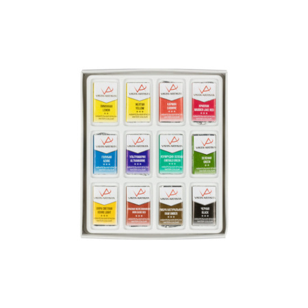 Акварельные краски худож. 12цв. VISTA-ARTISTA в кюветах