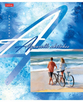 Тетрадь А5  80л ЛИН. Hatber "Акварельные зарисовки"