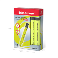 Текстовыделитель EK Visioline V-17, 0,6 - 4,5мм, желтый, трехгр.формы