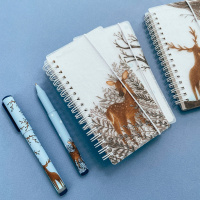 Ручка шар. BV "DreamWrite. Олененок" синяя,  0,7мм, 3 вида