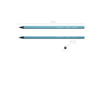 Карандаши цвет.  8цв "Erich Krause METALLIC"