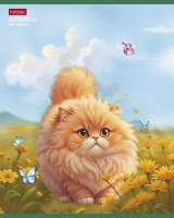 Тетрадь А5 48л кл. Hatber "Пухляши" мат.лам., 5 диз.в спайке, белизна 100%