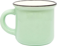 Кружка сувенирная  50мл, Это Питер, детка! Красный зонт, зеленая